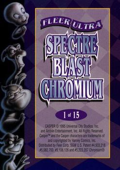 1995 Ultra Casper - Spectre-Blast #1 Casper Back