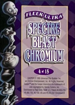 1995 Ultra Casper - Spectre-Blast #4 Casper Back