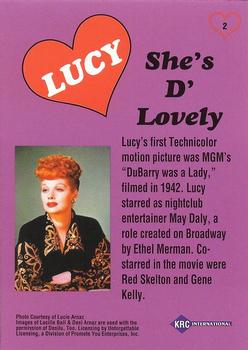 1995 KRC International Lucy: Moments & Memories #2 She's D' Lovely Back
