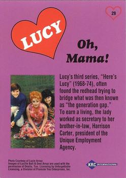 1995 KRC International Lucy: Moments & Memories #29 Oh, Mama! Back