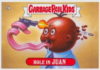 2012 Topps Garbage Pail Kids Abrams Book Bonus #1 Hole in Juan Front