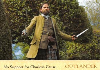 2017 Cryptozoic Outlander Season 2 #9 No Support for Charles's Cause Front