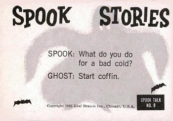 1961 Leaf Spook Stories #9 All right - Where's the wise guy with the soap? Back