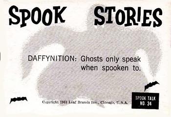 1961 Leaf Spook Stories #34 Shut off that air conditioner Back