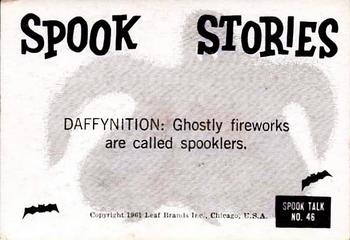 1961 Leaf Spook Stories #46 Yea, but you should see the other guy! Back