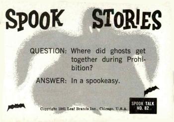 1961 Leaf Spook Stories #82 After 3,000 years in a tomb, what did you expect? Back