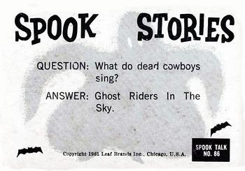1961 Leaf Spook Stories #86 Heavens! I need a manicure! Back