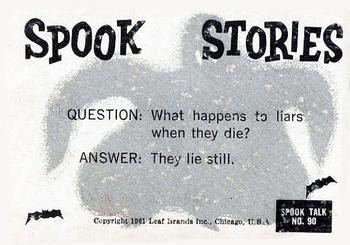 1961 Leaf Spook Stories #90 They call it the Cleopatra Cut Back
