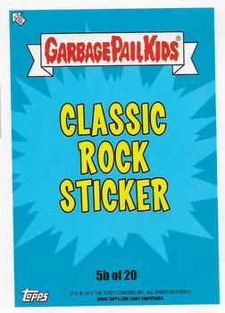 2017 Topps Garbage Pail Kids Battle of the Bands #5b Targeted Townshend Back
