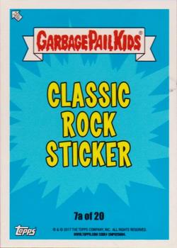 2017 Topps Garbage Pail Kids Battle of the Bands #7a Jammed Jim Back