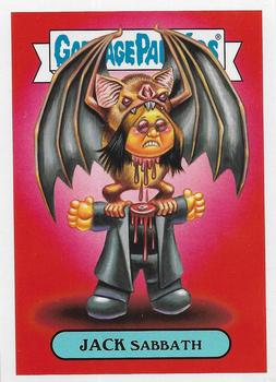 2017 Topps Garbage Pail Kids Battle of the Bands #1b Jack Sabbath Front