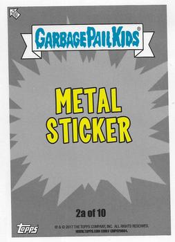 2017 Topps Garbage Pail Kids Battle of the Bands #2a Met Al Back
