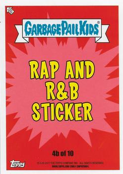 2017 Topps Garbage Pail Kids Battle of the Bands #4b Stinky Shaggy Back