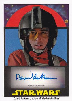 2017 Topps Star Wars 1978 Sugar Free Wrappers - Autographs #NNO David Ankrum / Wedge Antilles Front
