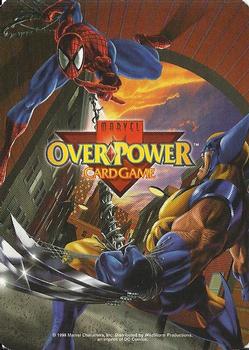 1996 Ultra Marvel Onslaught - Overpower Hero #4 Post Back