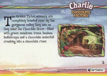 2005 ArtBox Charlie and the Chocolate Factory - 2-Disc Deluxe Edition DVD Cards #2 An Important Room, This! Back