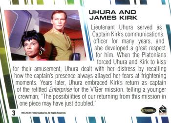 2017 Rittenhouse Women of Star Trek 50th Anniversary #3 Uhura Back