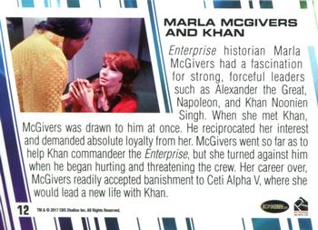 2017 Rittenhouse Women of Star Trek 50th Anniversary #12 Marla McGivers Back