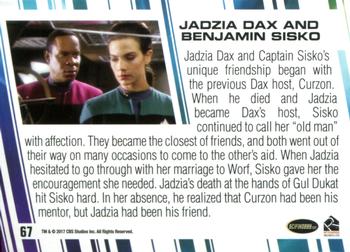 2017 Rittenhouse Women of Star Trek 50th Anniversary #67 Jadzia Dax Back
