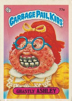 1985 Topps Garbage Pail Kids Series 2 - Matte Back #77a Ghastly Ashley Front