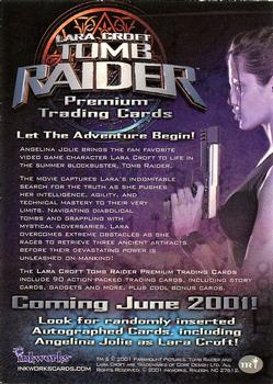 2001 Inkworks Lara Croft: Tomb Raider - Promos #TRi Lara Croft Tomb Raider Back