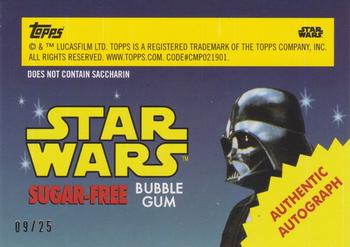 2017 Topps Star Wars 1978 Sugar Free Wrappers - Autographs Blue #NNO Corey Dee Williams / Klaatu Back