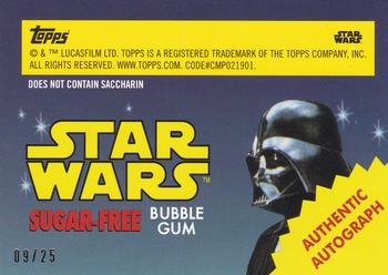 2017 Topps Star Wars 1978 Sugar Free Wrappers - Autographs Blue #NNO Dickey Beer / Boba Fett Back