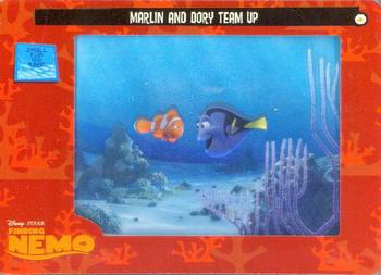 2003 Disney Finding Nemo Artbox FilmCardz #22 Marlin and Dory Team Up Front