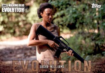 2017 Topps The Walking Dead: Evolution #45 Sasha Williams Front