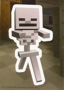 2015 Just Toys Intl Minecraft Collectible Sticker-Cards #NNO Skeleton Front