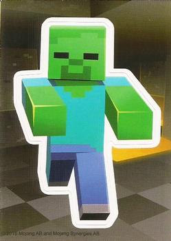 2015 Just Toys Intl Minecraft Collectible Sticker-Cards #NNO Creeper Front