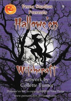 2016 Perna Studios Hallowe'en Witchcraft #9 Collette Turner Back