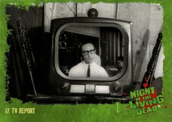 2012 Unstoppable Night of the Living Dead #17 TV Report Front