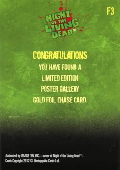 2012 Unstoppable Night of the Living Dead - Poster Gallery #F3 La Noche de Los Muertos Vivientes Back