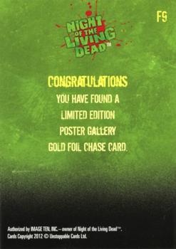 2012 Unstoppable Night of the Living Dead - Poster Gallery #F9 Complete Uncut Version! Back