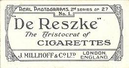 1932 De Reszke Real Photographs 2nd Series #1 