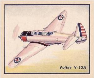 1938 Shelby Gum Fighting Planes (R47) #4 Vultee V-12A Front