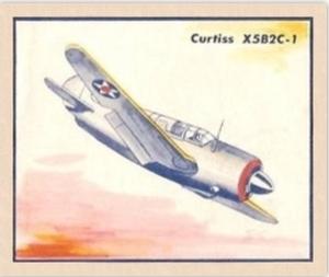 1938 Shelby Gum Fighting Planes (R47) #6 Curtiss X5B2C-1 Front