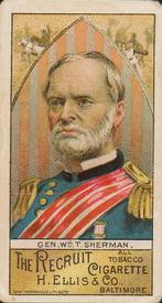 1890 Recruit Generals of the Civil War (N377) #NNO William T. Sherman Front