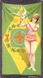 1892 W. Duke, Sons & Co. Flags and Costumes (N109) #4 Brazil Front