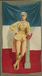 1892 W. Duke, Sons & Co. Flags and Costumes (N109) #10 France Front