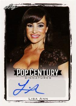 2017 Leaf Pop Century #BA-LA1 Lisa Ann Front