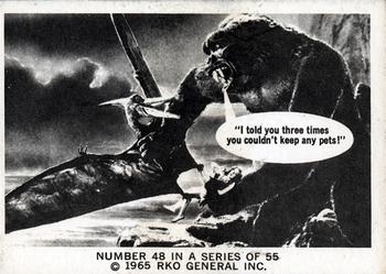 1965 Donruss King Kong #48 