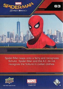 2017 Upper Deck Marvel Spider-Man Homecoming #63 Boarding the Ferry Back