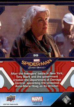 2017 Upper Deck Marvel Spider-Man Homecoming #99 Anne Marie Hoag Back