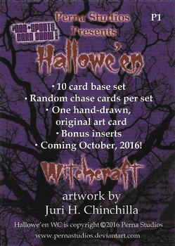 2016 Perna Studios Hallowe'en Witchcraft - Promo Set #P1 Juri H. Chinchilla Back