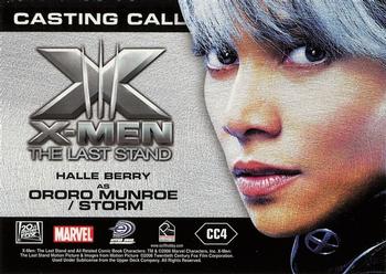 2006 Rittenhouse XIII: X-Men The Last Stand - Casting Call #CC4b Halle Berry / Storm Back