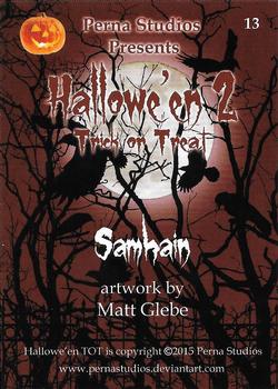 2015 Perna Studios Hallowe'en 2 Trick or Treat #13 Samhain Back