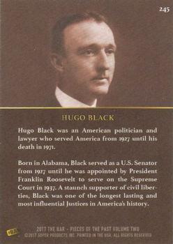 2017 The Bar Pieces of the Past #245 Hugo Black Back