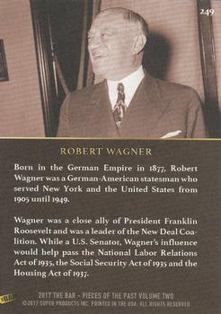 2017 The Bar Pieces of the Past #249 Robert Wagner Back